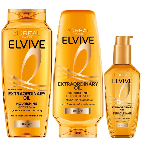 L'Oréal Paris Elvive Extraordinary Oil Full Routine for Dry Hair