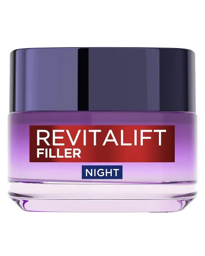 L'Oréal Paris Revitalift Filler and Hyaluronic Acid Anti-Ageing Night Cream przeciwstarzeniowy krem na noc 50 ml