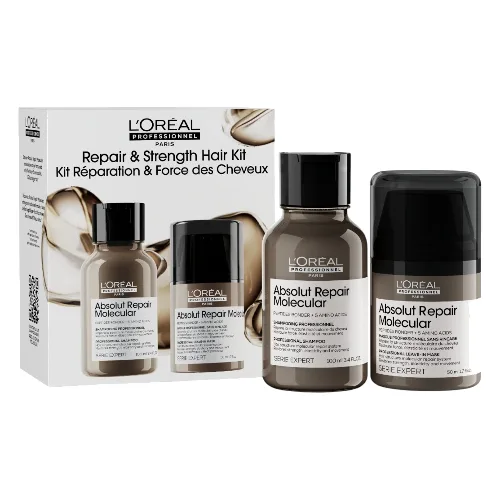 L'Oréal Professionnel Absolut Repair Molecular Mini Duo Zestaw: szampon 100 ml + krem 50 ml