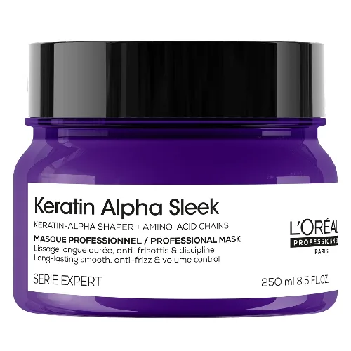 L'Oréal Professionnel Keratin Alpha Sleek Hair Mask Anti Frizz & Smoothing 250ml