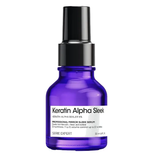 L'Oréal Professionnel Keratin Alpha Sleek Hair Serum Anti Frizz, Smoothing & Glass Shine 50ml