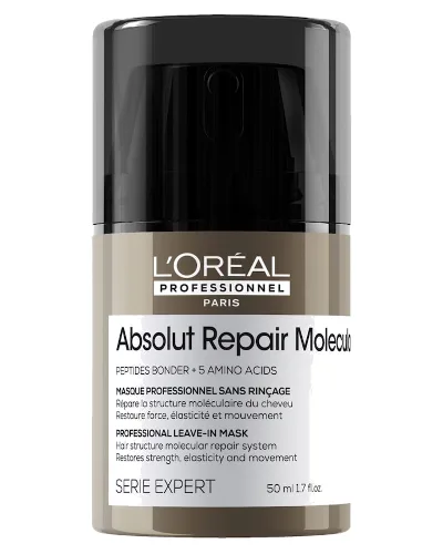 L´Oréal Professionnel Paris Maska Absolut Repair Molecular bez spłukiwania Maski do włosów 50 ml
