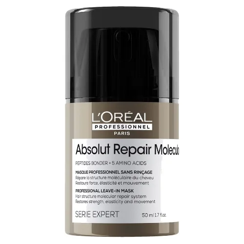 L´Oréal Professionnel Paris Maska Absolut Repair Molecular bez spłukiwania Maski do włosów 50 ml