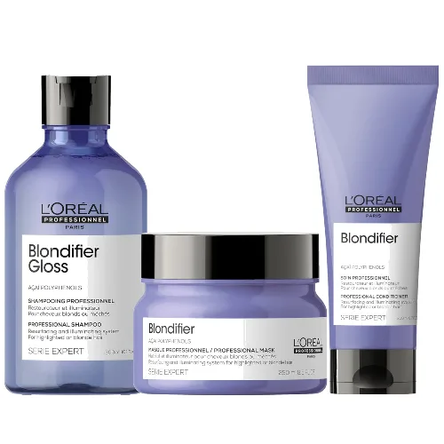 L'Oréal Professionnel Serie Expert Blondifier Trio zestaw 3 produktów do włosów blond