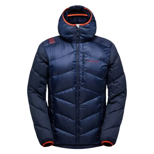 La Sportiva Bivouac Down Jkt M L83 643322 Deep Sea/Cherry Tomato