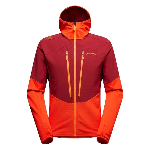 La Sportiva Seassion Tech Hoody M L70 322320 Cherry Tomato/Sangria