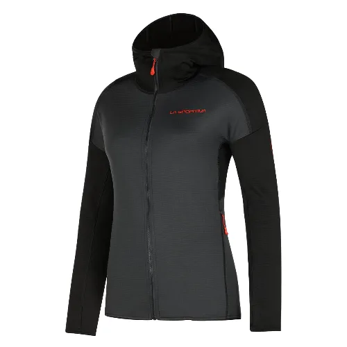 La Sportiva Upendo Hoody W M33 900322 Carbon/Cherry Tomato