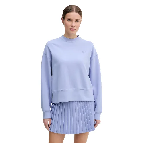Lacoste bluza oversize damska z bawełną