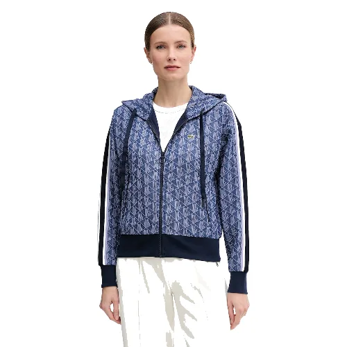 Lacoste bluza rozpinana z kapturem damska z bawełną