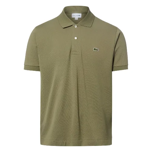 Lacoste koszulka polo Mężczyźni Bawełna zielony