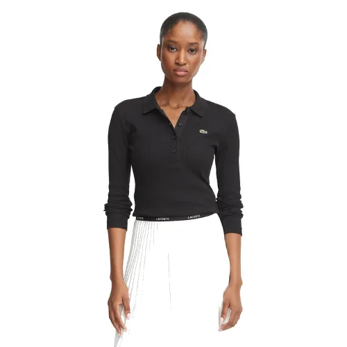 Lacoste Polo DF5281 Czarny Slim Fit