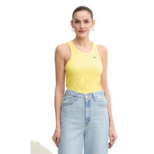 Lacoste top damski bawełniany
