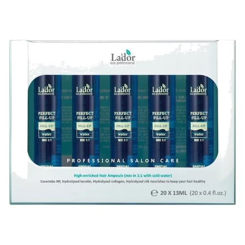 Lador LA'DOR Ampułka do włosów ze spłukiwaniem 13ml x 20pcs Maski do włosów 260 ml