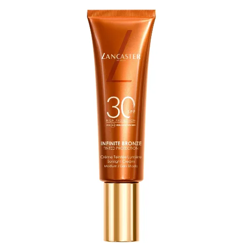 Lancaster Infinite Bronze Tinted Protection Sunlight Cream SPF30 przeciwsłoneczny krem brązujący 50 ml - Medium/Dark