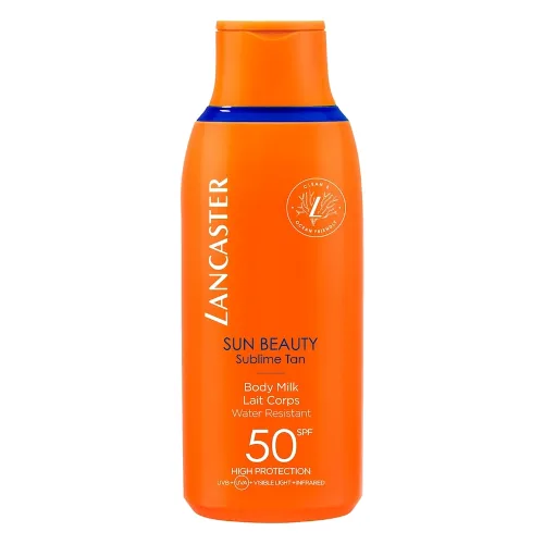 Lancaster Kremy do opalania Sun Beauty Body Milk SPF50 Ochrona przeciwsłoneczna 175 ml