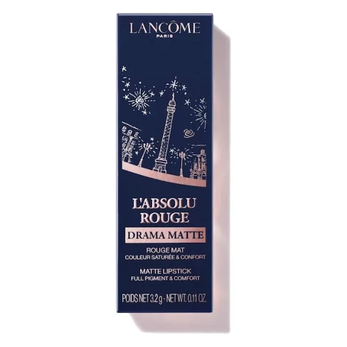 Lancôme Lancôme L'Absolu Rouge Drama Matte, pomadka do ust, świąteczna edycja limitowana, odcień 196 French Touch Szminki 4,5 g 274