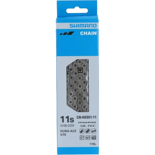 Łańcuch Rowerowy 11 Biegów Hg901 Dura Ace / Xtr - Race/Mtb/E-Bike 116 Ogniw