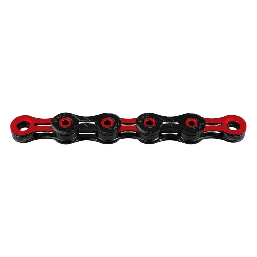 Łańcuch Rowerowy Dlc11 Czarny/Czerwony 118 Ogniw