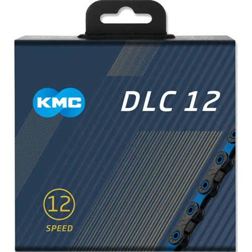 Łańcuch Rowerowy Dlc12 Czarny/Niebieski 126 Ogniw