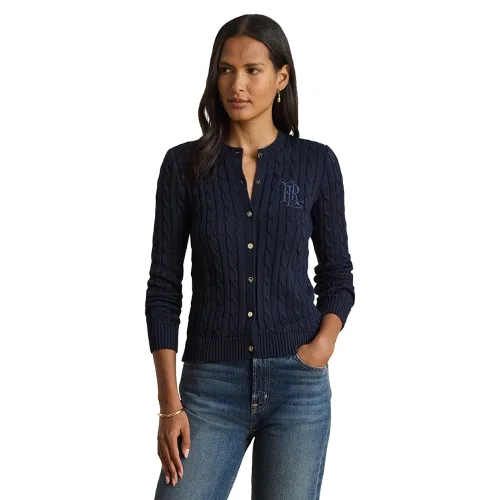 LAUREN RALPH LAUREN Kardigan 200P14040002 Granatowy Regular Fit