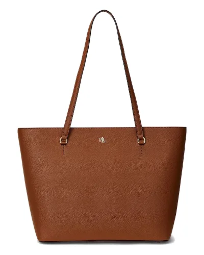 Lauren Ralph Lauren torebka shopper damska skórzana