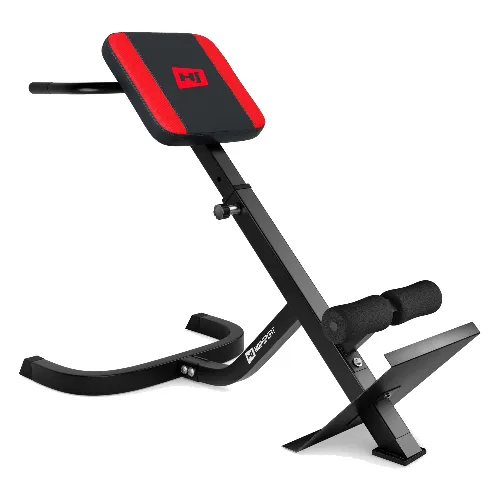Ławka do ćwiczeń Hop-Sport HS-1018 do grzbietu z podparciem
