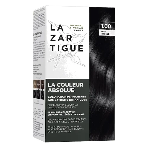 Lazartigue CHOCOLATE CHESTNUT Farby do włosów 60 ml Czarny