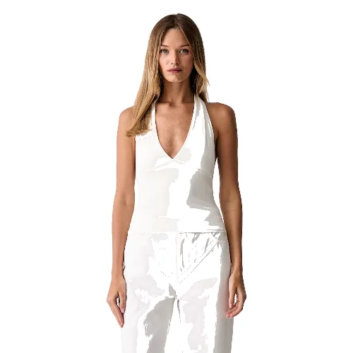 Le Privé top damski z modalem GINNY TOP BLANC