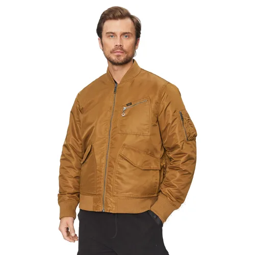 Lee Kurtka bomber 112341653 Brązowy Regular Fit