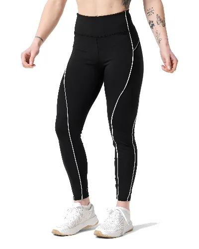 Legginsy fitness damskie Domyos wysoki stan