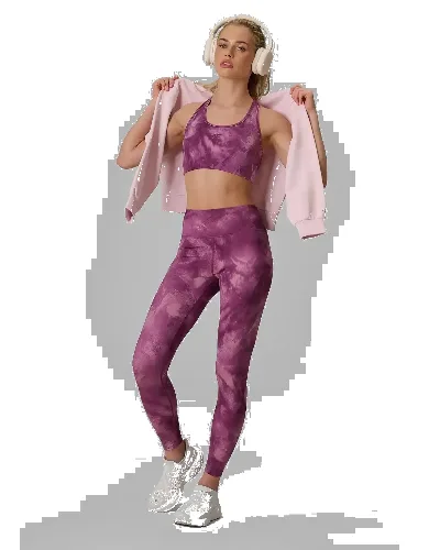 Legginsy fitness damskie z wysokim stanem