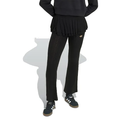 Legginsy Slim Ruffle Knitted