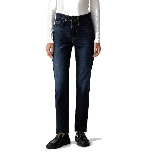Levi's jeansy wide leg damskie 724 HIGH RISE STRAIGHT