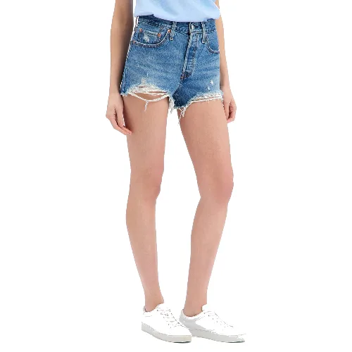 Levi's szorty dżinsowe - 501® Kobiety Jeansy niebieski