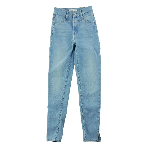 Levi Strauss damskie super wąskie spodnie jeansowe Mile High