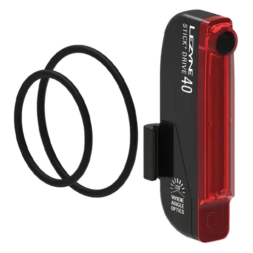 Lezyne Stick+ Drive Black - tylnia lampka USB 40 lm
