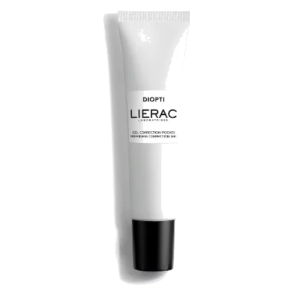 Lierac Diopti – żel zmniejszający obrzęki i pobudzający do korekcji worków pod oczami, 15 ml Kremy pod oczy