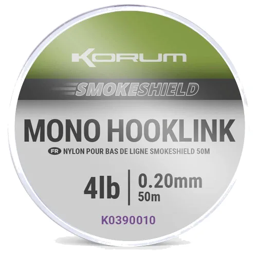 Link Korum smokeshield mono hooklink 0