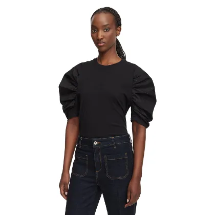 Liu Jo Bluzka WF6131 JS904 Czarny Regular Fit