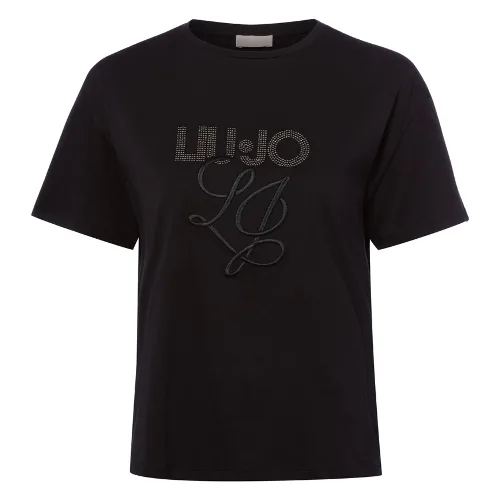 Liu Jo Collection Koszulka Kobiety Bawełna czarny