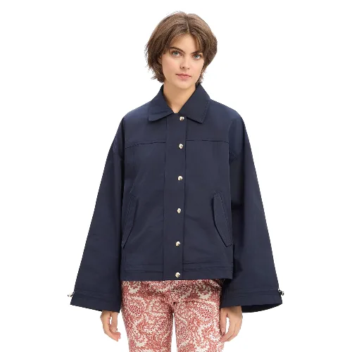 Liu Jo Collection Kurtka Kobiety Bawełna niebieski