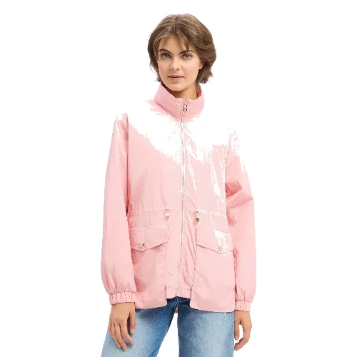 Liu Jo Collection Kurtka Kobiety Sztuczne włókno różowy
