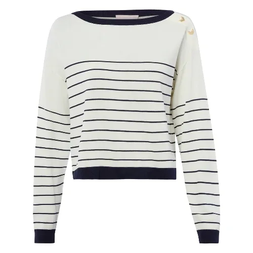 Liu Jo Collection Sweter z dzianiny Kobiety Sztuczne włókno biały, M