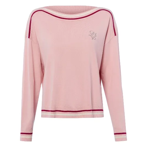 Liu Jo Collection Sweter z dzianiny Kobiety Sztuczne włókno różowy, M