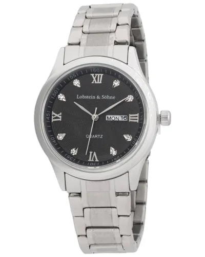 Lobstein & Söhne ® "Leopold" Zegarek srebrny/czarny