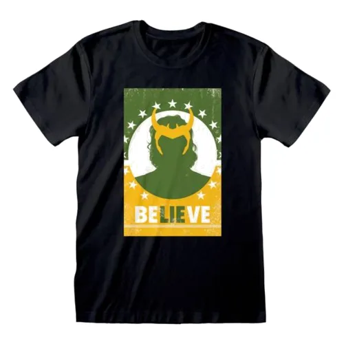 Loki Marvel Believe Mężczyźni T-shirt LOK01972TSB