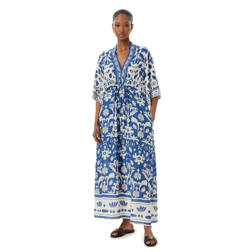 LOLA CASADEMUNT Sukienka codzienna LS2616032 Niebieski Regular Fit