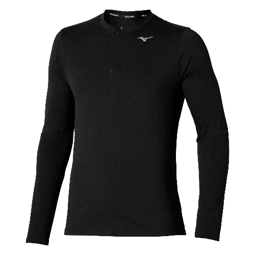 Longsleeve do biegania męski Mizuno Core Impulse Half Zip Tee