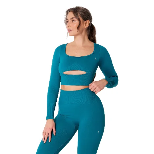 Longsleeve treningowy damski Carpatree Dopamine Buzz Seamless