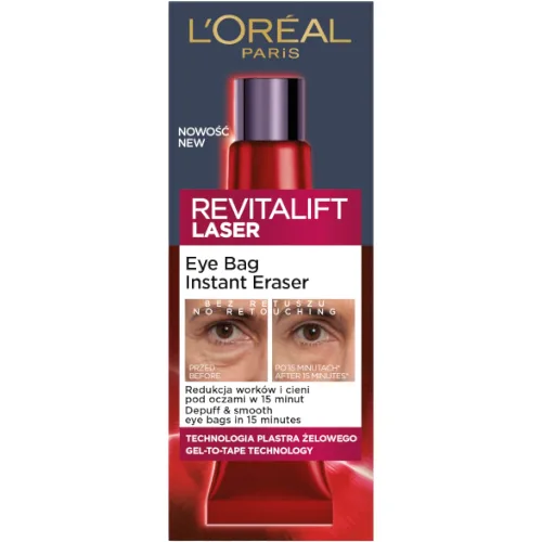Loreal Revitalift Laser Eye Bag Instant Eraser, Krem pod oczy